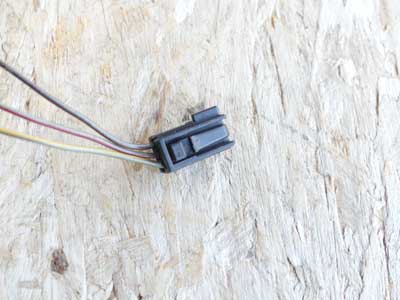 Mercedes Black 3 Pin 3 Wire Connector 03754563283